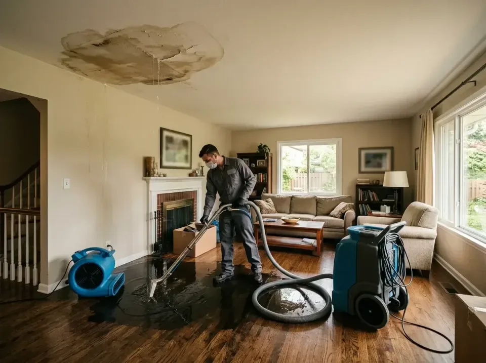 attic-pipe-burst-ceiling-drip-008 — frequently asked questions, Water Damage Restoration & Carpet Care in Hillsdale, NJ